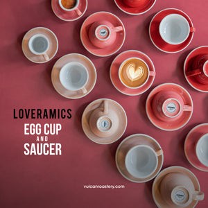 LOVERAMICS - EGG CUP & SAUCER