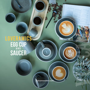 LOVERAMICS - EGG CUP & SAUCER