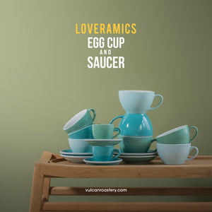 LOVERAMICS - EGG CUP & SAUCER