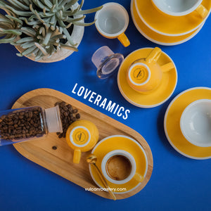 LOVERAMICS - EGG CUP & SAUCER