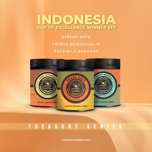INDONESIA CUP OF EXCELLENCE SET - VULCAN TREASURY SERIES
