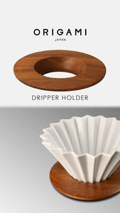 ORIGAMI Dripper Holder (Wood & Resin)