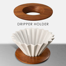 Load image into Gallery viewer, ORIGAMI Dripper Holder (Wood &amp; Resin)
